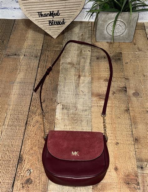 michael kors leather and suede saddle bag|michael kors crossbody bag.